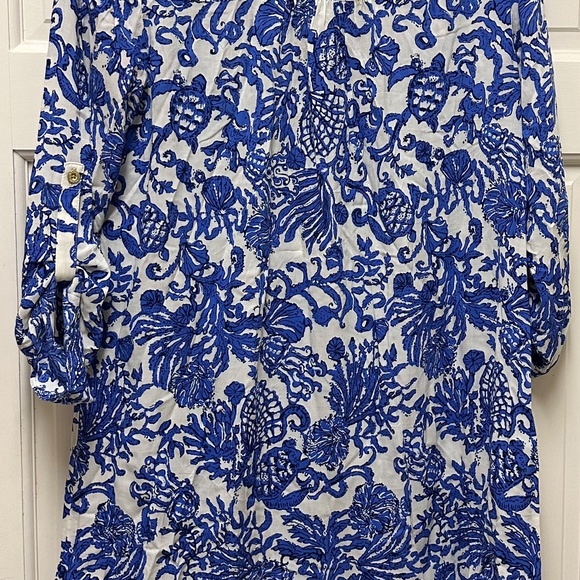 Lilly Pulitzer Deeper Coconut Swim Coverup - Picture 2 of 4